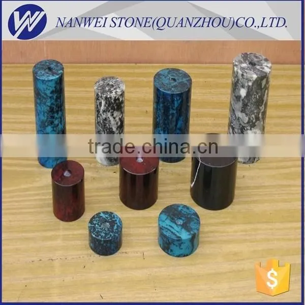 Square& Round Black Marble Trophy Base photo-4