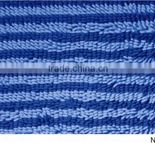 Chenille Floor Carpet With Anti Slip Base Double Color Living Room Mat photo-2