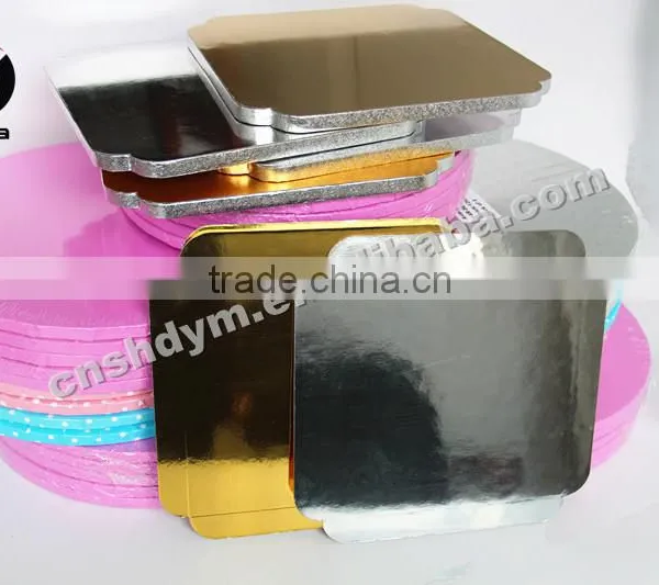 Foil Embossed Corrugated Shaped Cake Drums photo-2