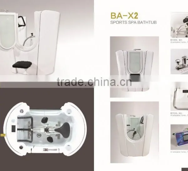 Best Acrylic Water Bike Spa Bathtub,spabike Bathtub photo-6
