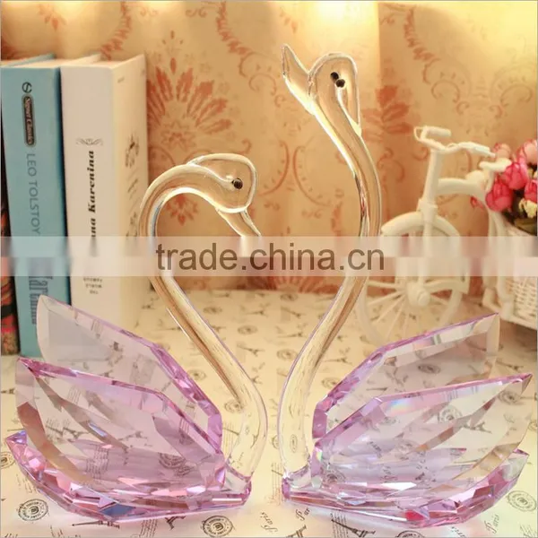 Factory Price Crystal Glass Swan Wholesale Gift photo-2