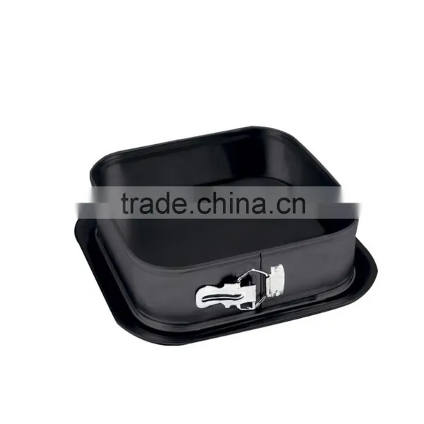 Carbon Steel Non-stick Rectangular Springform Cake Pans 2pcs Set