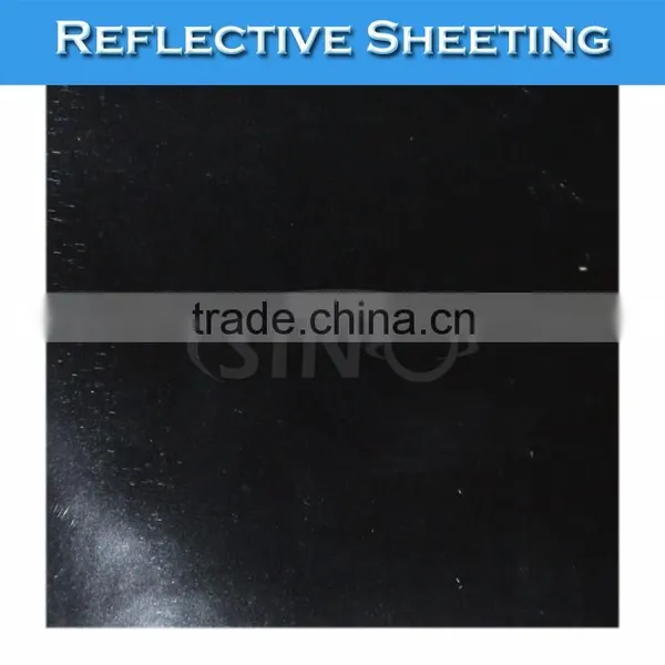 SINO Durable Black Reflective Vinyl For Road Sign/ PET Reflective Sheeting photo-2