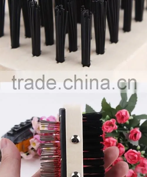 Pet Grooming Wooden Two Sides Comb With Brush photo-6
