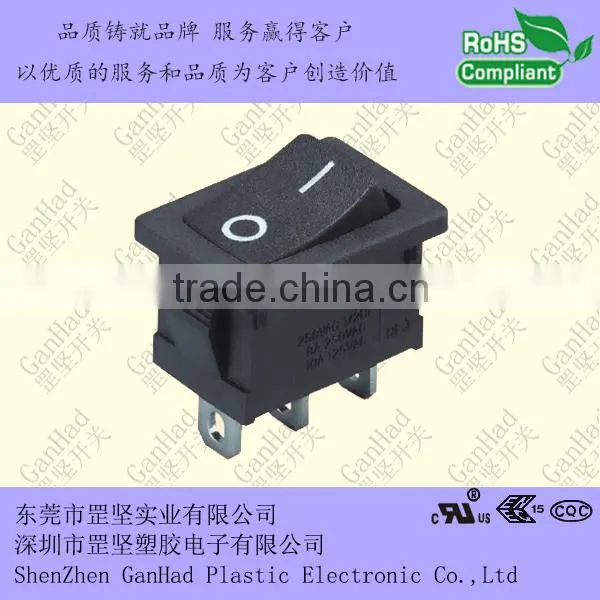 Hot Selling ON-OFF White 2 Pins Square Rocker Switch With UL,CQC TUV Certification photo-2
