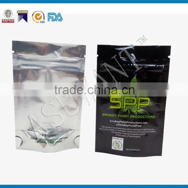 Small Mylar Tobacco Cigarettes Bags Pouch photo-3