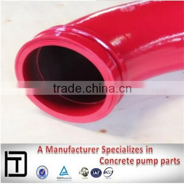 Concrete Pumps Parts, DN125*R275 Twin-wall Steel Pipe Fitting Elbow photo-2