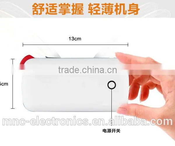 6000mAh High Capacity Customize Logo Printing Built in Cable Portable Smart Phone Power Bank photo-4