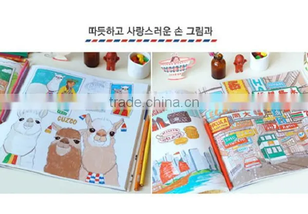 Wholesale New Arrive Hand-painted Secret Garden Series Coloring and the City Adult Coloring Books photo-4