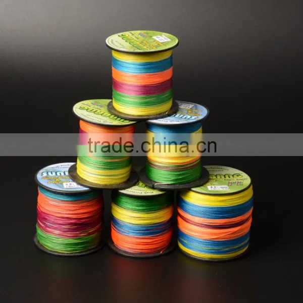 Wholesale Different Color Fly Line Fishing With 100% PE,3-12 Strands Optional
