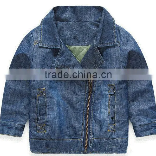 2016 Baby Boys New Style Cotton Jerans Warm Jacket Windproof photo-4