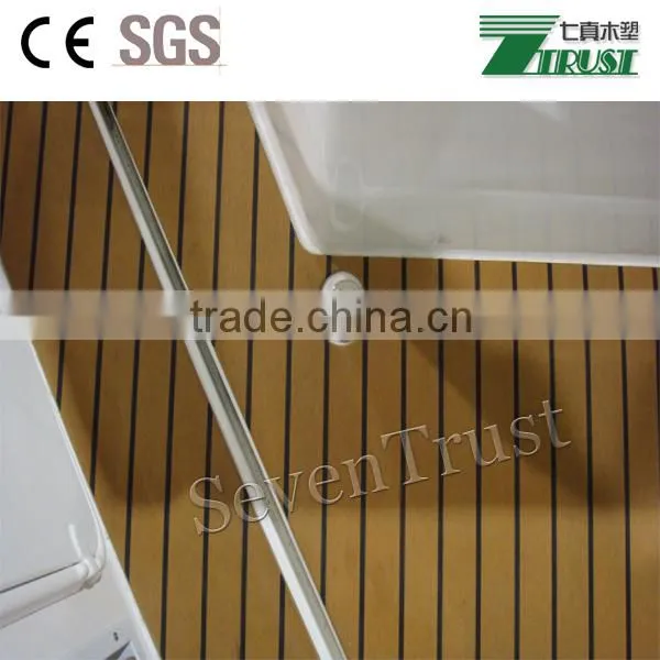 Marine Boat Yacht Synthetic Teak PVC 190*5mm Decking photo-4