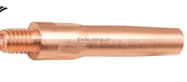CO2 MIG Welding Torch Parts Contact Tip M6 M8**45mm E-Cu Or CuCrZr 200A 350A 500A photo-2