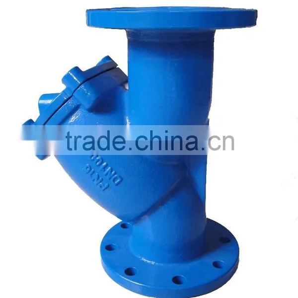 DIN3202 F1 Ductile Iron Flanged Y Type Strainer DN100 PN10