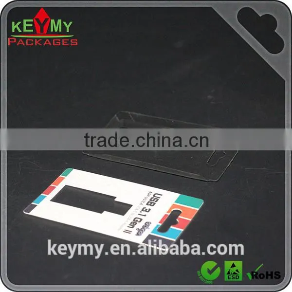 Sliding Plastic Blister Card Packaging for Memory Cards photo-3