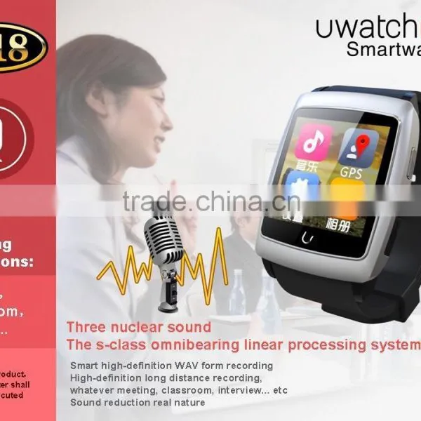 U18 Bluetooth Smart Watch WristWatch GPS WIFI for Smartphones IOS Android Apple Iphone 4/4S/5/5C/5S Android Samsung photo-4