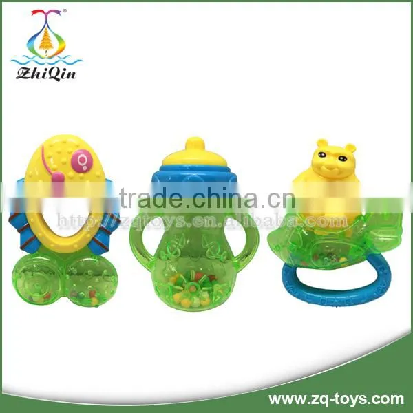 Plastic Baby Teether Toy Baby Rattle Plastic Toy Baby Educational Toy With En71 Certificate photo-2