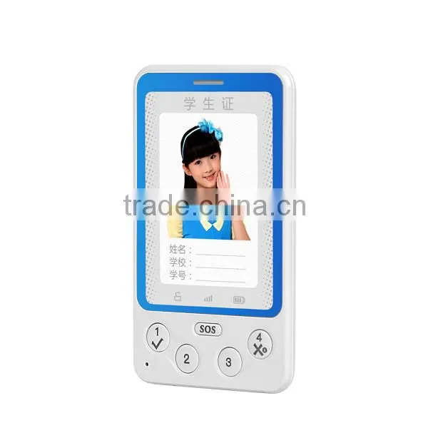 2.4G Children RFID Student Card Phone Gps Mobile Phone Voice Tracker With SOS photo-4