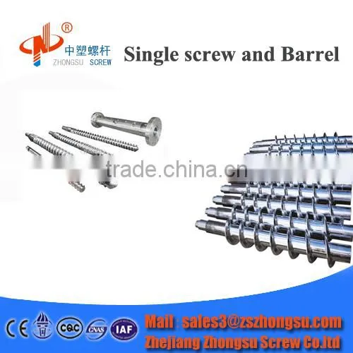 Nitrided Screw Barrel Designed for Rubber Extruder/good Quality Rubber Machine Screw Barrel photo-2