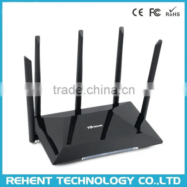 1300Mbps Dual Band 2.4Ghz 5.8Ghz Wireless WiFi 802.11AC Router With Atheros Chipset