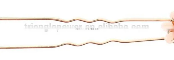Blond Flower Hair Clip in Hair Extension for Girl photo-5
