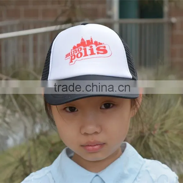 Fashion Trucker Hat for Children Summer Breathable Mesh Caps ,Boy And Girl Mesh Caps