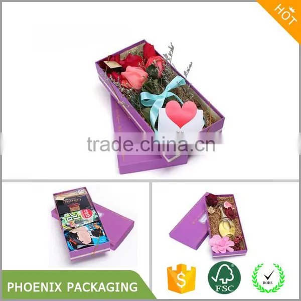 Luxury Cardboard Chocolate Box/paper Gift Packaging With Lid photo-3