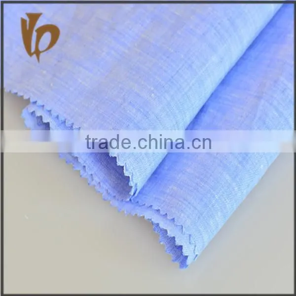 Factory Wholesale High Quality Pure Linen Casual Shirt Fabric photo-4