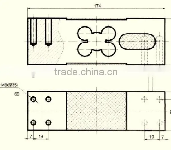 ZM-03 Aluminum Single Point Platform Load Cells 500kg 800kg photo-2