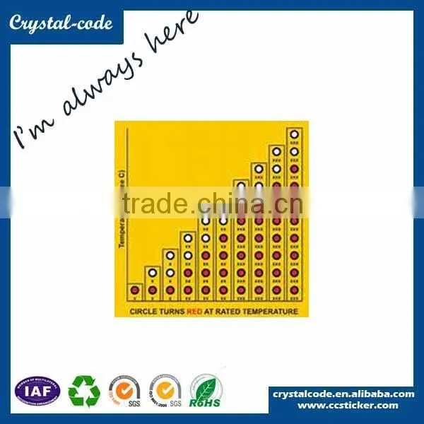 2016 Custom High Quality Temperature Indicator Label Quality Choice photo-5