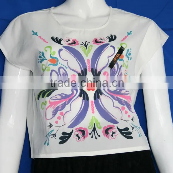 Short Sleeve Plain Round Neck Custom T-shirt