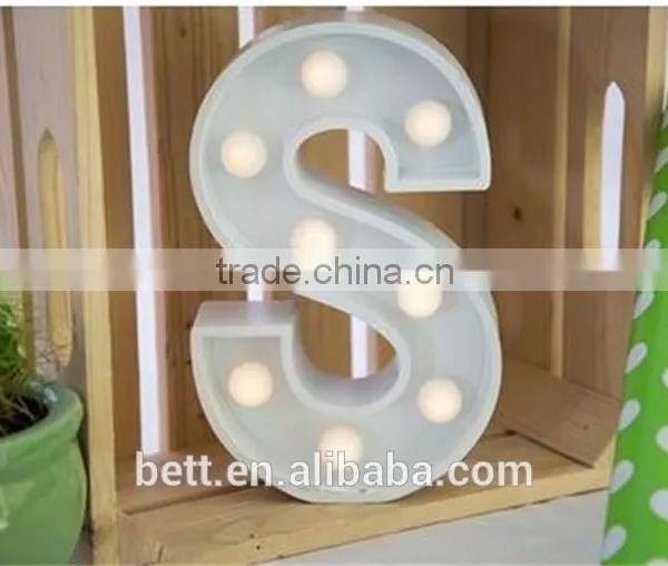 Battery Operated Marquee Letters Light Y With 7pcs White Round Bulb photo-6