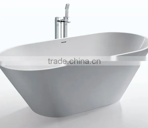 2016 Top Quality Custom Round Stone Bathtub,Acrylic Portable Bath Tub,artificial Stone Free Standing Bathtub photo-3