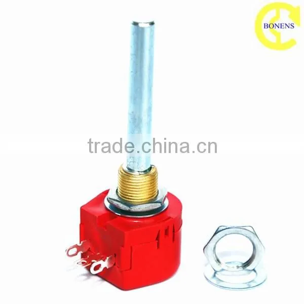 WX118 1w Single-turn 20mm 49mm Long Shaft Wirewound Potentiometer photo-4