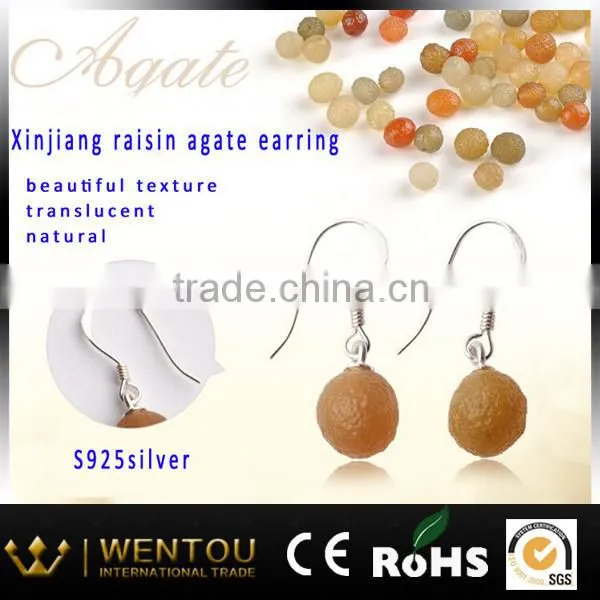 Precious Handmade Jewelry Natural Stones Xinjiang Agate Crystal Stone photo-3