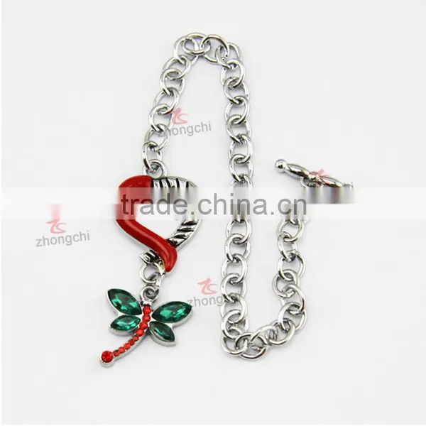 Alloy Custom Dragonfly Charms Chains Bracelets for Fashion Gifts (DCB50805) photo-2