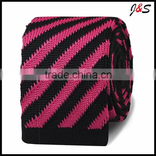 Wholesale Hand Made CUSTOM Navy Blue Silk Knitted Tie KT036 photo-2
