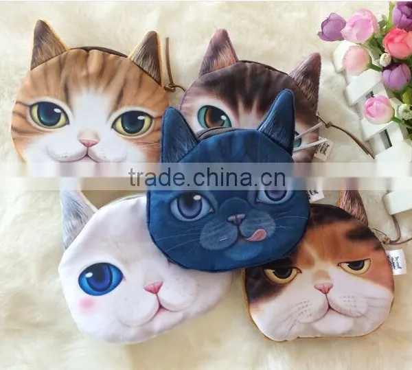 Aimigou Cute Cat Dog Face Purse/cat Face Handbags /cat Face Pillows Wholesale photo-2