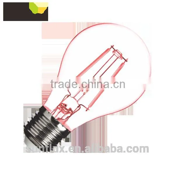 2w R G B Filament Led Red Light Bulb 360 Degree