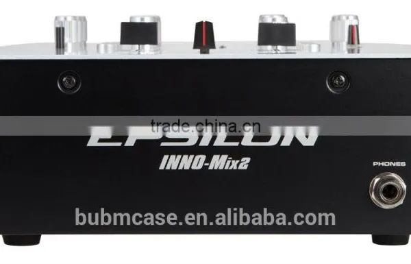 Factory Price EPSILON INNO MIX 2 Channel SCRATCH DJ Mixer With Balance TRS 1/4 Master Outputs & 1/4 Headphone Input photo-6