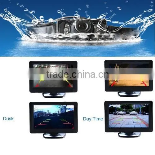 Car Waterproof License Plate Frame 648P HD Camera Car Vehicle Back Front Side View 140 Color Camera With 7 Infrared LED Night Vi photo-6