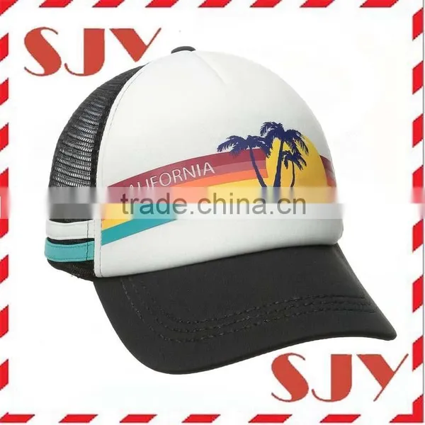 Custom Wholesale Printed Trucker Mesh Cap photo-3