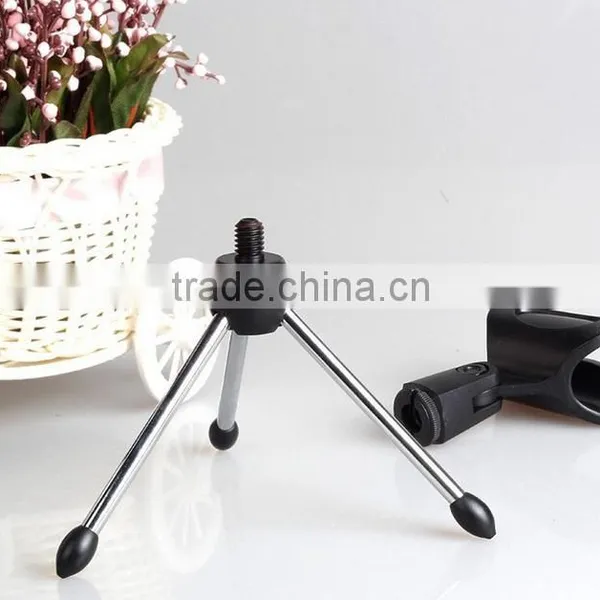 Microphone Stand, Lampstand Triangular Support for Computor Microphone photo-5