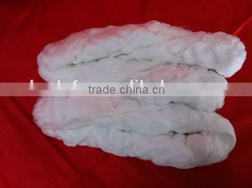 Raw White Color,high Tencity,hank Polyester Yarn-403 photo-2