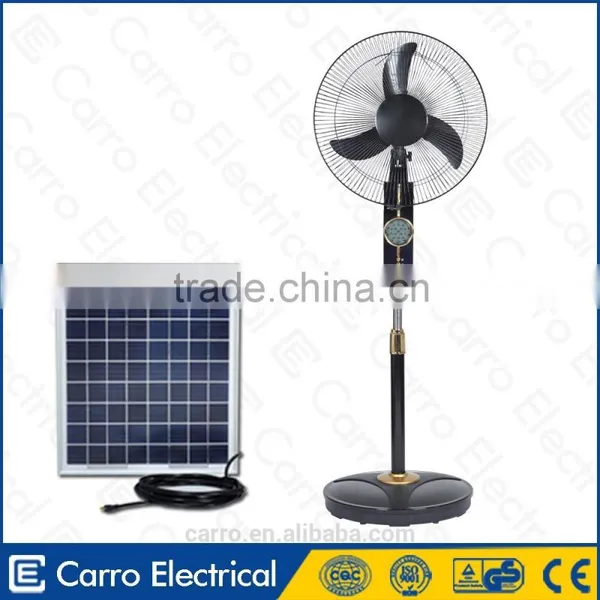 Carro Electrical 16inch 12v 15w Solar Powered Electric Fan DC-12V16K photo-3