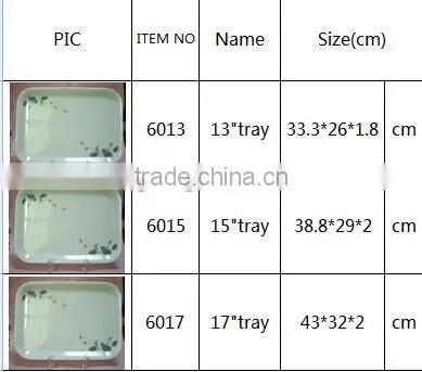 Melamine Rectangle Tray photo-2