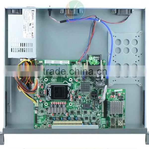 ROS 8 Gigabit Flow Control 1U Firewall Sever With I3 3210 CPU 1000M 6 82574L 2 Groups Bypass 2 82580DB Fiber Ports IN-RBI38 photo-2