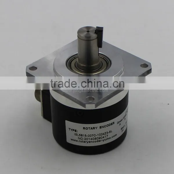 YUMO ISL5815 200PPR Ip67 Optical Shaft Rotary Encoder Pulse Price Incremental Flange Adapters Rotary Encoders photo-5