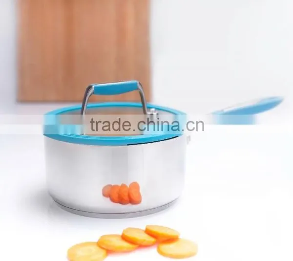 Vantage Design- High Quality 16cm/20cm/24cm Cookware Set With Impact Bonding Bottom and Silicone Handle/saucepan and Casserole photo-2
