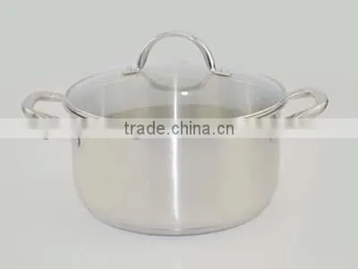 Ready Made Kitchen Cabinets 7pcs Stainless Steel Non-stick Cookware Set Clear Glass Lid Saucepan/casserole/non-stick Frypan photo-4